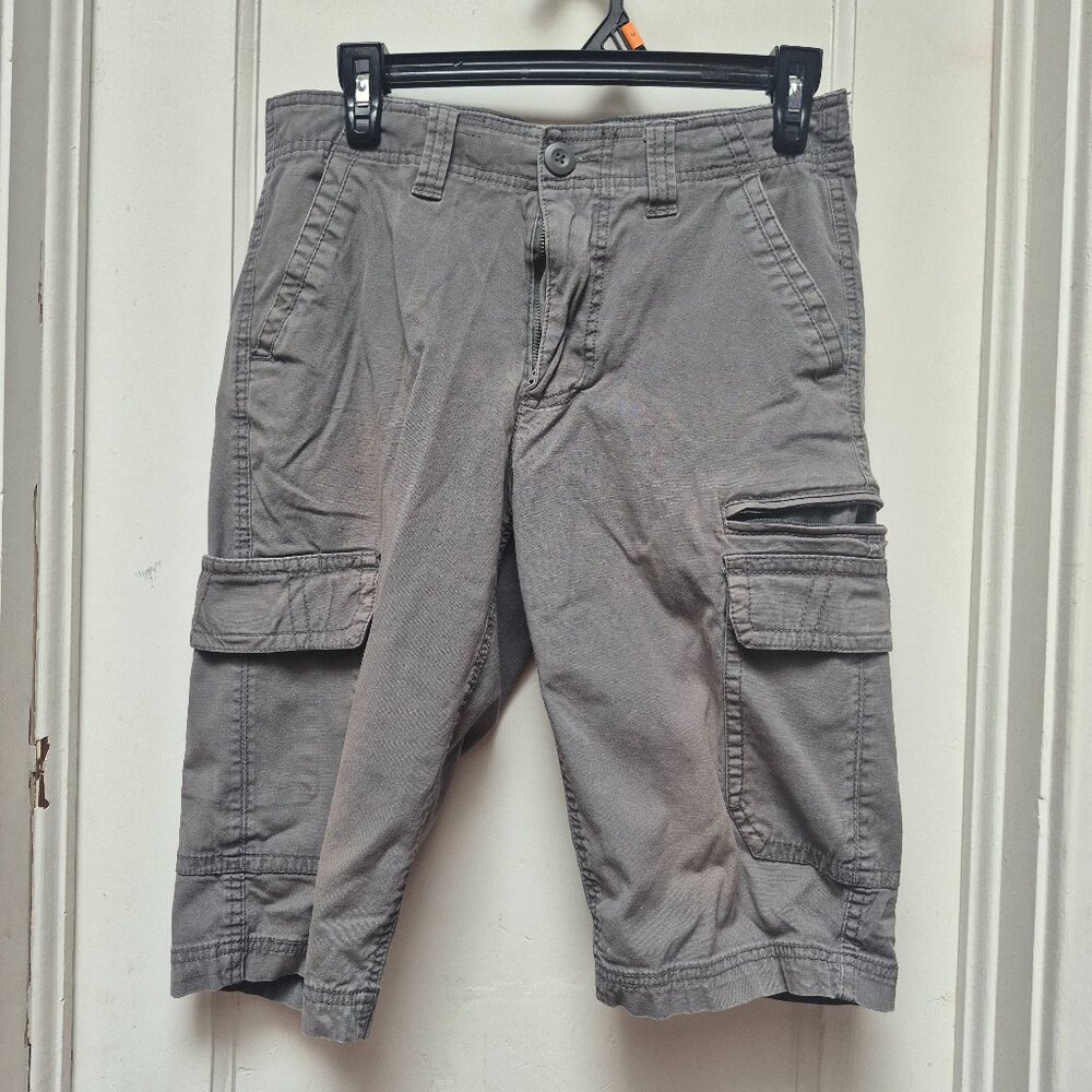 Urban Pipeline Grey Cargo Shorts - 100% cotton - 30